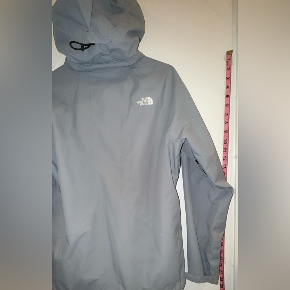 North Face Women's Boundary Triclimate waterproof Hyvent Jacket Medium in Grey - Picture 12 of 16